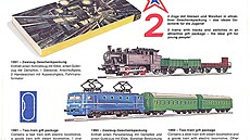 Bohatí startovací set se dvma vlaky pro modelovou eleznici. Modely vlak...
