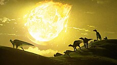 Asteroid toti� skrze oblaka prachu a tmu zastavil fotosyntézu.