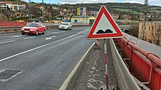 Most v Bystanech u Teplic je v hodn patném stavu.