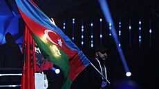 Mu� zapálil ázerbajd�ánskou vlajku b�hem slavnostního ceremoniálu mistrovství...
