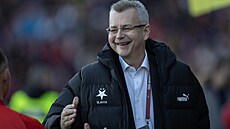 Jaroslav Tvrdík dorazil na zápas svého klubu proti Spartě