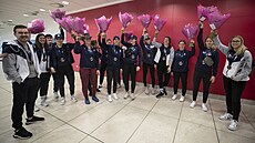 �eské hokejistky se vrátily z mistrovství sv�ta v Kanad� s bronzovými medailemi.