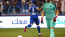 Odion Ighalo z al-Hilálu slaví gól.