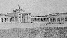 Ped 100 lety se zaalo debatovat o stavb Státní galerie v Praze