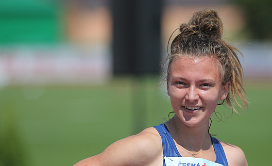Barbora Malíková a její vít�zný úsm�v na �eském �ampionátu v Plzni.