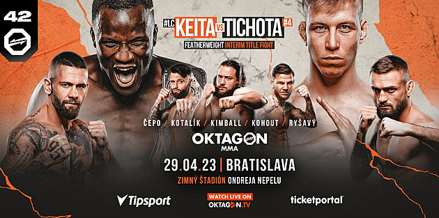 V Oktagon 42 se rozhodne o šampionovi pérové divize. Stream nebo vstupenky zdarma