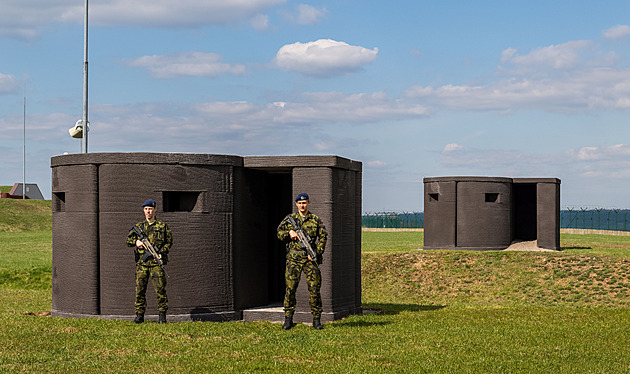 3D tisk betonu. Žďárská firma pro armádu natiskla v Čáslavi dva modulární bunkry