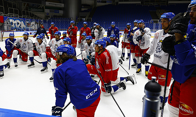 Hokejisté se sešli v Brně, mají tři posily z NHL. Červenka převzal céčko