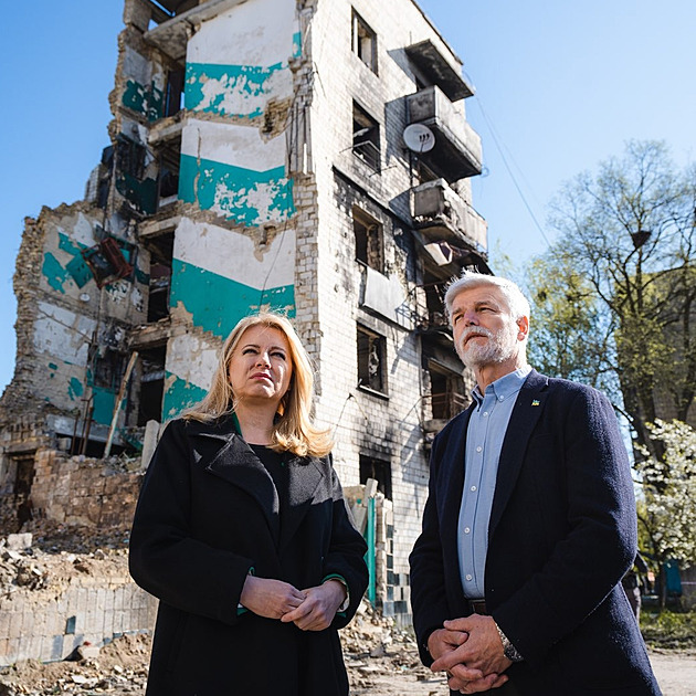 Pavel pokračuje v návštěvě Ukrajiny, v Dnipru jednal se šéfem místní správy