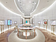 Interir klenotnick prodejny znaky Tiffany & Co. v New Yorku (25. dubna 2023)