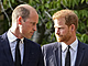 Princ William a princ Harry (Windsor, 10. z 2022)