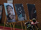 Fotografie z protestu za smrt Lashawna Thompsona v Atlant (20. dubna 2023)