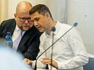 Soud projednává pípad Ladislava Vrabela (vpravo) vinného ze íení poplané...