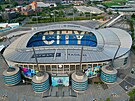 Etihad Stadium je fotbalový stadion v Manchesteru, na kterém hraje své domácí...