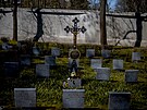 blick hbitov v Praze (19. dubna 2023)