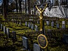 blick hbitov v Praze (19. dubna 2023)