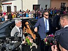 Prezident Petr Pavel dorazil do Nov�ho M�sta pod Smrkem. (26. dubna 2023)
