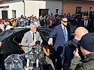 Prezident Petr Pavel dorazil do Nov�ho M�sta pod Smrkem. (26. dubna 2023)