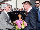 Prezident Petr Pavel dorazil do Novho Msta pod Smrkem. Pivtal ho hejtman...
