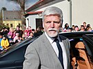 Prezident Petr Pavel dorazil do Novho Msta pod Smrkem. (26. dubna 2023)