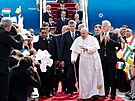 Pape Frantiek navtívil Maarsko. (28. dubna 2023)
