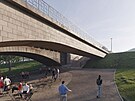Vizualizace podoby Chebsk�ho mostu po jeho rekonstrukci. Autor A8000 s.r.o.