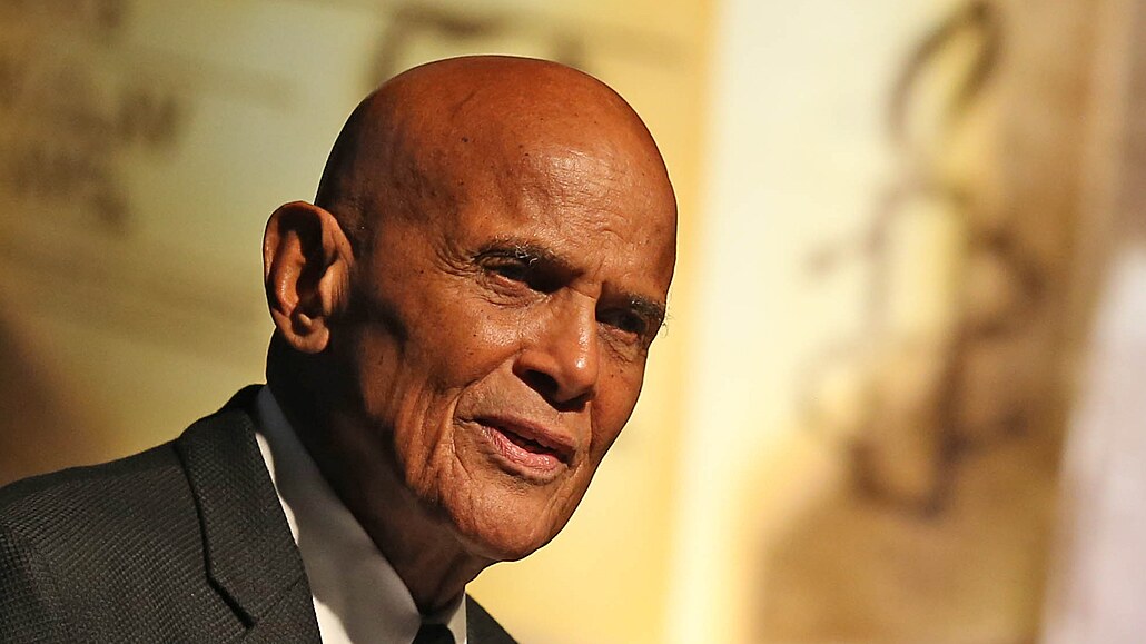 Zp�vák a lidskoprávní aktivista Harry Belafonte (17. zá�í 2013)