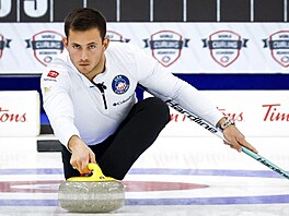 Americký curler Korey Dropkin
