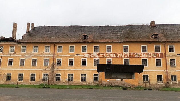 ikova kasrna v Terezn (duben 2023)
