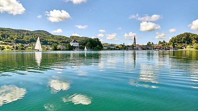 Jezero Mattsee (tak Niedertrumer See) je jedno ze t jezer Trumer Seen patc do Salcbursk oblasti jezer.