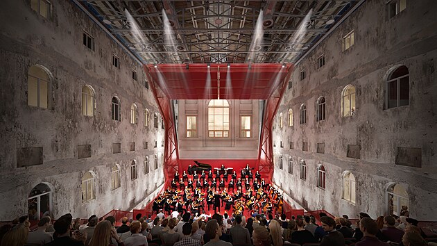 Uniktn koncertn sl ve zrekonstruovanch Csaskch lznch v Karlovch Varech. Autorem tohoto vjimenho poinu je studio Petr Hjek Architekti.