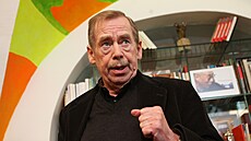 Václav Havel ml kancelá ve Vorilské ulici v Praze. (2010)