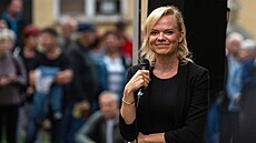 Architektka V�ra Nagyová má celou rekonstrukci zámku v Protivín� na starosti....