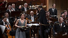 Sopranistka Christiane Kargová, dirigent Daniel Harding a lenové eské...