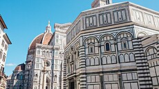 Katedrála Santa Maria del Fiore na nám�stí Piazza del Duomo ve Florencii....