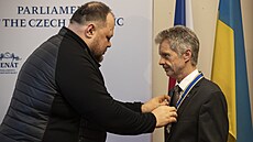 éf ukrajinské Nejvyí rady Ruslan Stefanuk pedal státní vyznamenání...