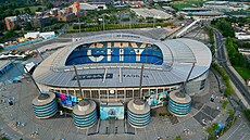 Etihad Stadium je fotbalový stadion v Manchesteru, na kterém hraje své domácí...