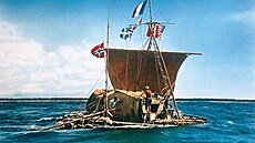 Heyerdahl vyplul na balzovém voru Kon-Tiki z Peru 28. dubna 1947. Bylo to jen...