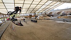 Mystic Skatepark na praském ostrov tvanice. (18. dubna 2023)