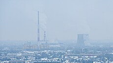 Smog v polském Krakově (21. ledna 2023)