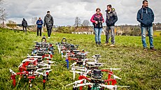 U Temeváru pracovali studenti VUT a jejich kantoi s dvaceti drony.
