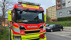 Hasi�i likvidovali po�ár elektrokolob�ky v bytovém dom� v Ostrav�. P�i zásahu...