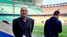 Bývalý eský fotbalový reprezentant Petr Johana na San Siru.