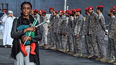 Civilisté prchající ze Súdánu v Saúdské Arábii (26. dubna 2023)