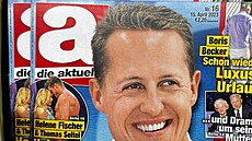 Titulní strana magazínu Die Aktuelle lákající na rozhovor s Michaelem...
