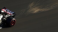 Nico Hülkenberg z týmu Haas v kvalifikaci na Velkou cenu Ázerbájdžánu
