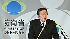 Japonský ministr obrany Jasukazu Hamada (14. dubna 2023)