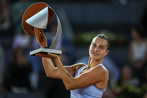 Aryna Sabalenková, vítzka turnaje v Madridu