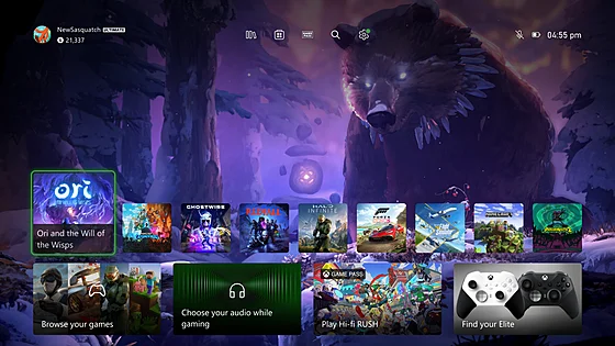 Nová pracovní verze Xbox Home