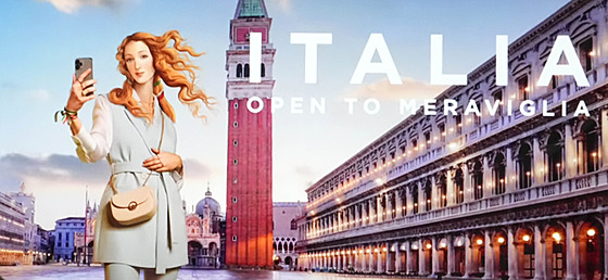 Botticelliho Venue jako influencerka (6. kvtna 2023)